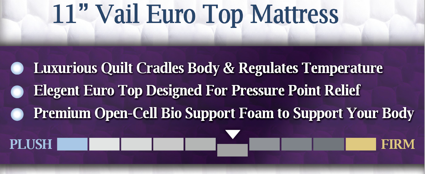 11 inch vail eurotop mattress