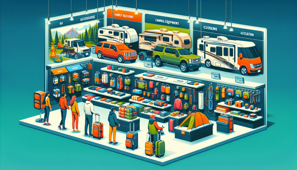 Cartoon demonstration of an RV dealership